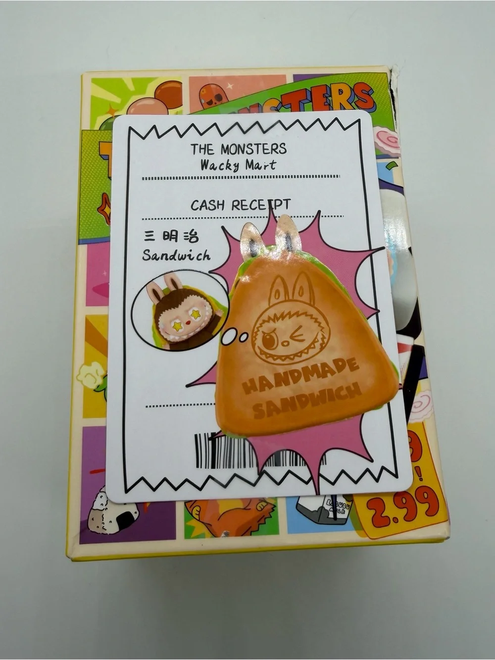 Pop Mart Wacky Mart The Monsters Confirmed Handmade Sandwich Figure